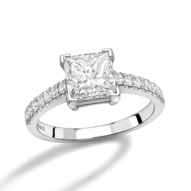 1.30ct Princess Cut Diamond Ring