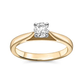 0.31ct Round Brilliant Cut Diamond Ring