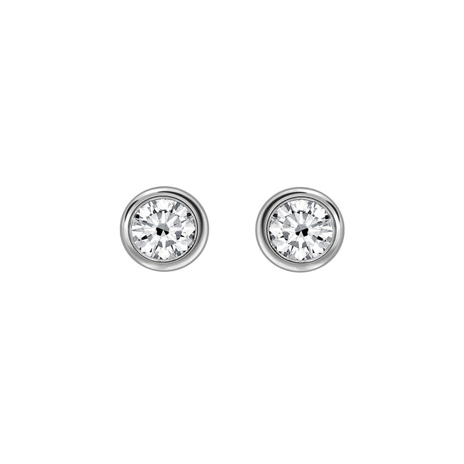 Round Brilliant Cut Diamond 0.63ct Stud Earrings
