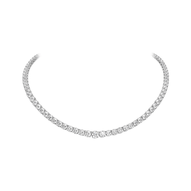 29.27ct Diamond Line Necklace