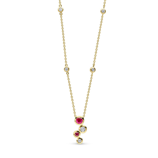 Ruby and Diamond Pendant