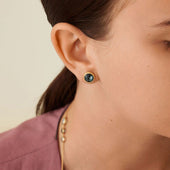 Jaipur Colour 18ct Yellow Gold Topaz Earrings