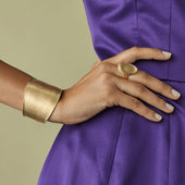 Lunaria Yellow Gold Cocktail Ring