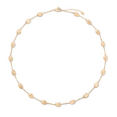 Siviglia Gold Necklace with Mini Oval Elements
