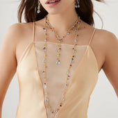 Paradise Sautoir with Multi-coloured Gems