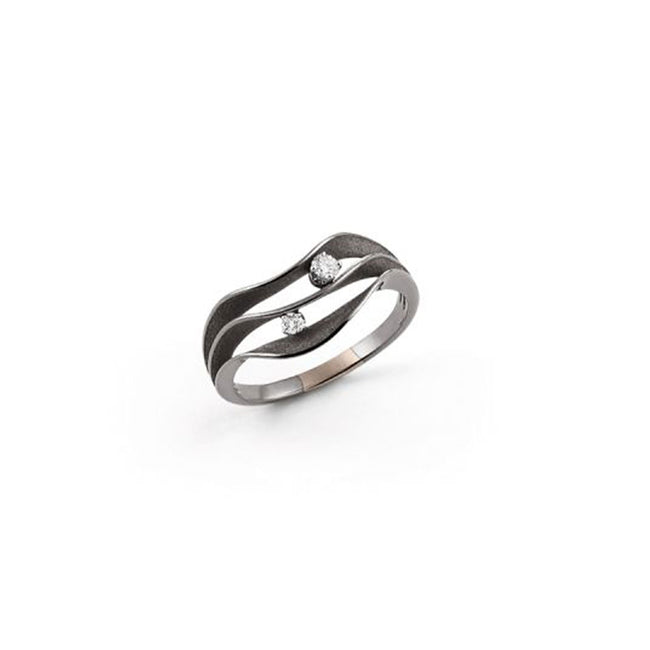 Dune Atolli Black Lava Ring