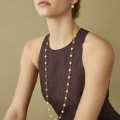 Siviglia Long Yellow Gold Necklace