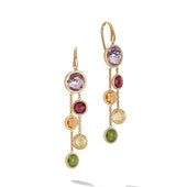 Jaipur Colour 18ct Yellow gold Multi Gemstone Earrings