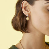 Siviglia Gold Earrings with Diamonds