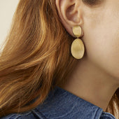 Lunaria Gold Medium Chandelier Earrings