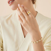 Lunaria Diamond Band Ring