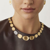 Lunaria Gold Diamond Necklace