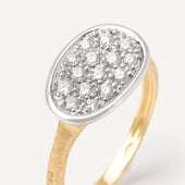 Lunaria Diamond Pavé Ring