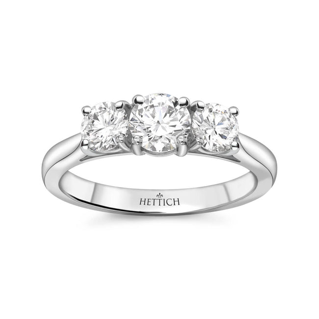 1.20ct Round Brilliant Cut Diamonds Three Stone Ring