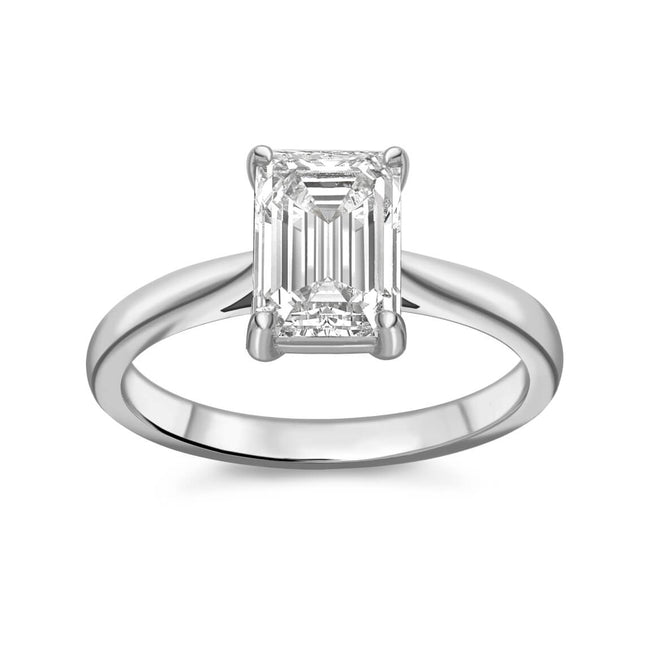 1.01ct Emerald Cut Diamond Ring