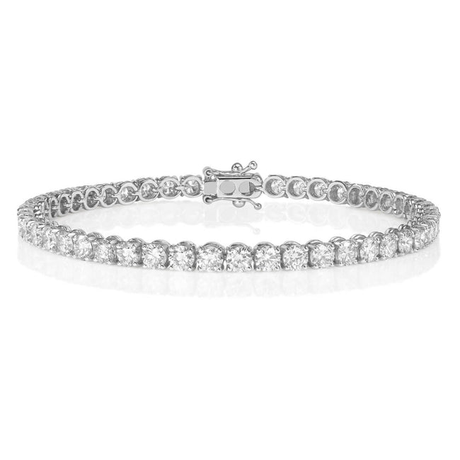 Diamond 7.81ct Line Bracelet