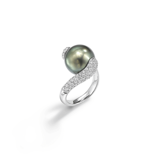 Pearl and Diamond Dress Ring