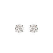 Round Brilliant Cut Diamond 0.42ct Stud Earrings