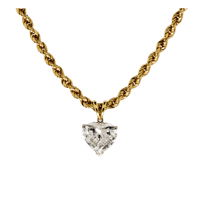 Preowned diamond pendant