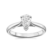 0.70ct Pear Brilliant Cut Diamond Ring