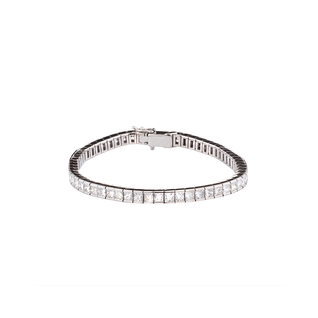 Preowned diamond line bracelet