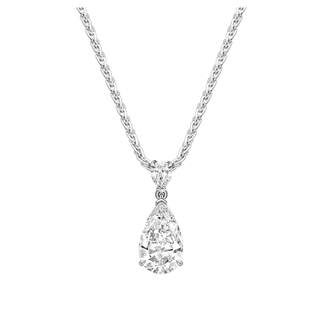 Pear Brilliant Cut Diamond 2.08ct Pendant