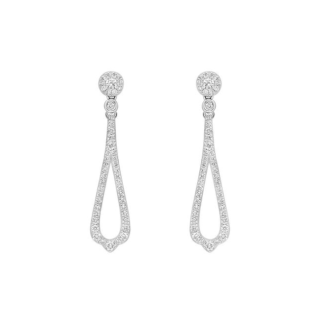 Diamond 0.44ct Drop Earrings