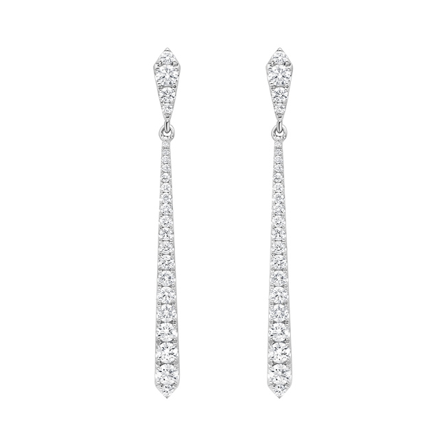 Diamond 1.46ct Drop Earrings