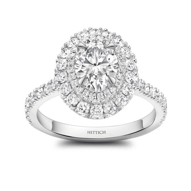 1.05ct Diamond Cluster Ring