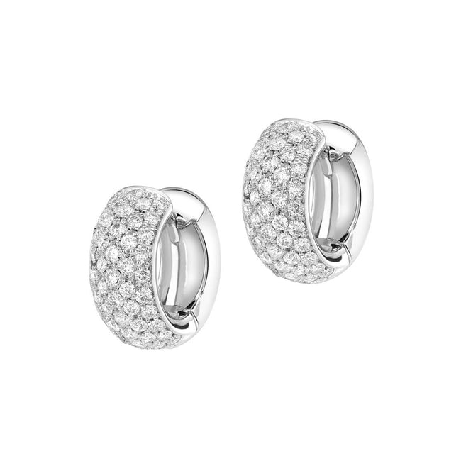 Diamond Hoop Earrings 1.12ct