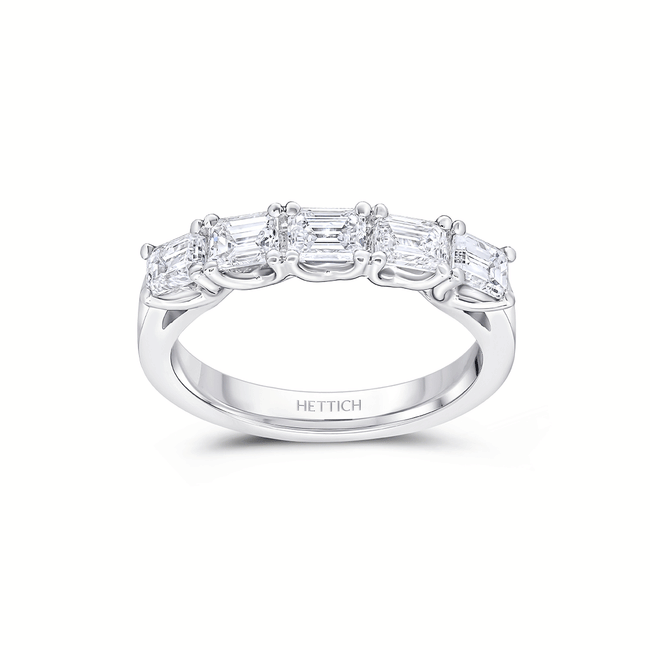 Emerald Cut Diamonds 1.26ct Ring