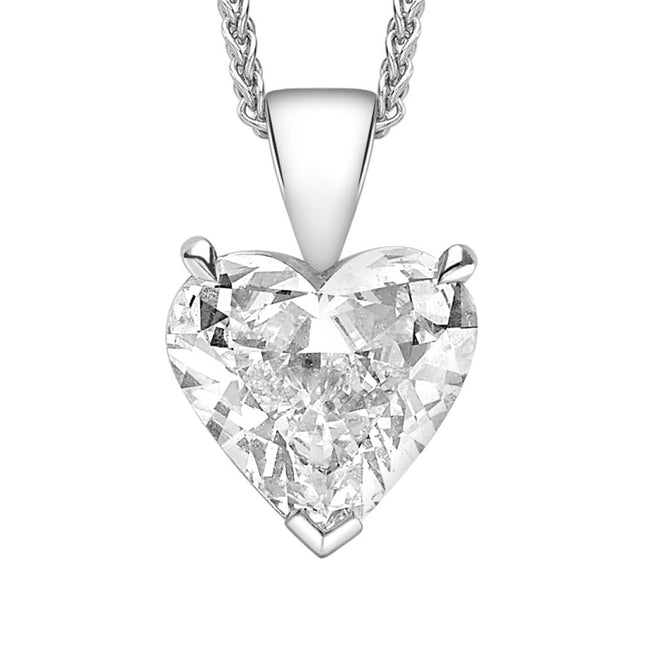 Heart Shape Diamond 2.50ct Pendant
