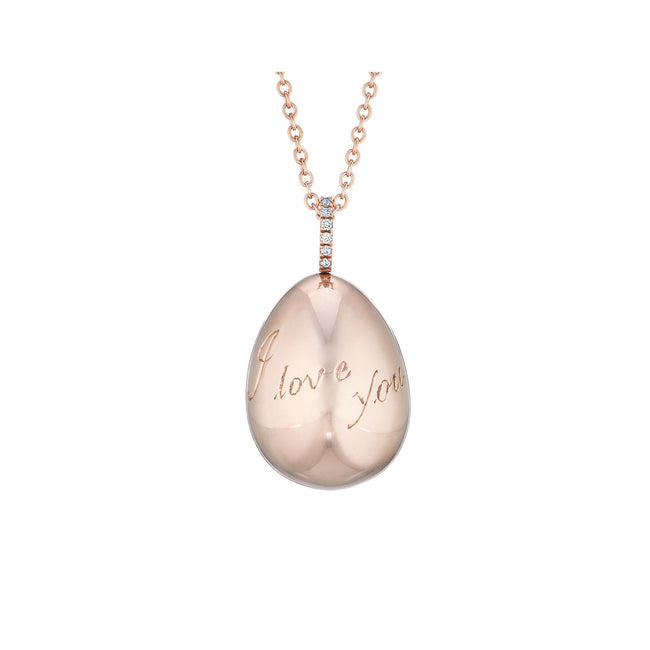 Fabergé  Simple I Love You Rose Gold Pendant