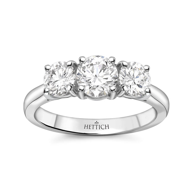 3.51ct Round Brilliant Cut Diamonds Three Stone