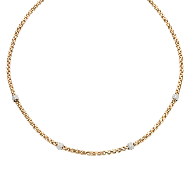 Fope Eka Necklace 701C PAVE4