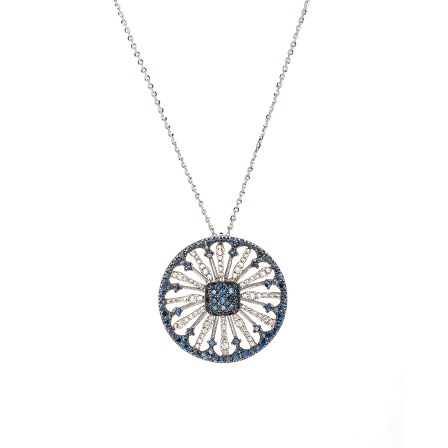 Sapphire and Diamond Pendant