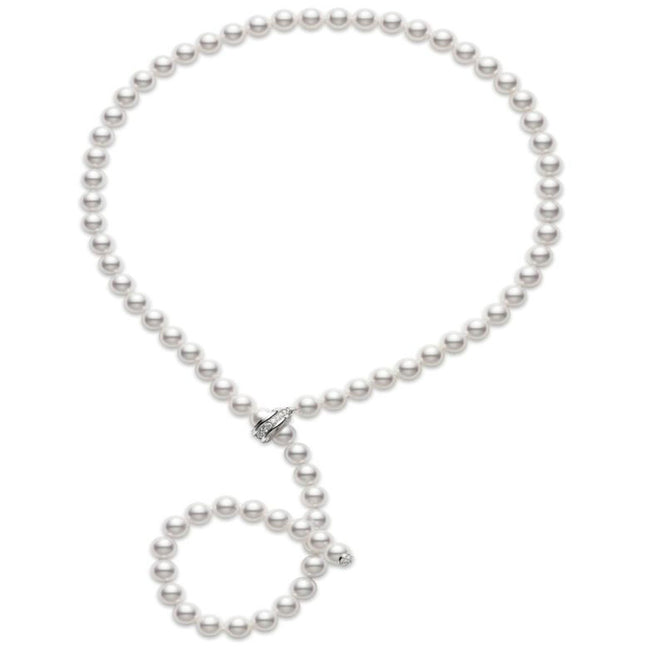Mikimoto Akoya Cultured Pearls Long Necklace